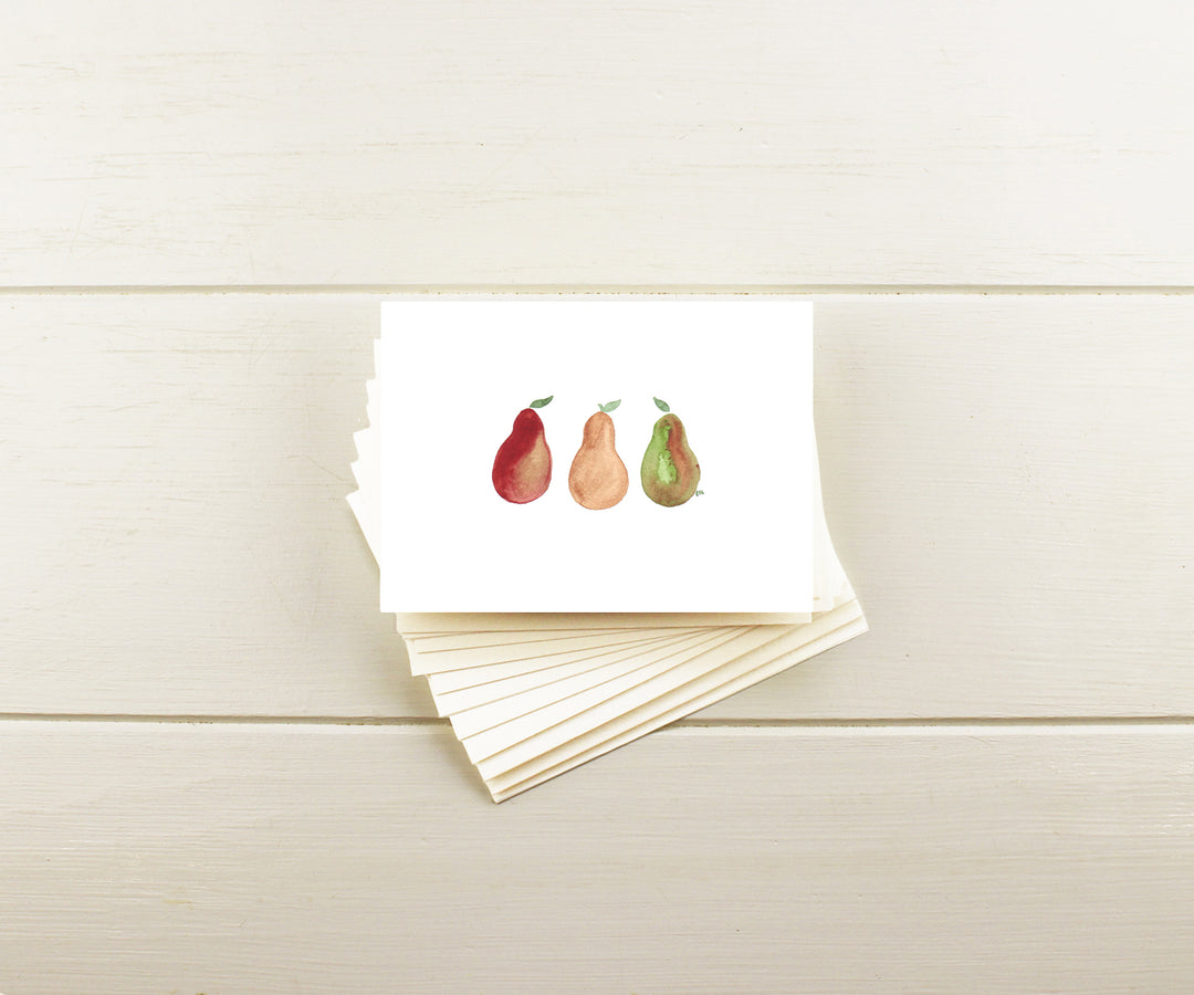 Pears Note Cards