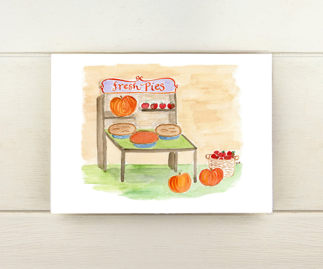 Pie Stand Card