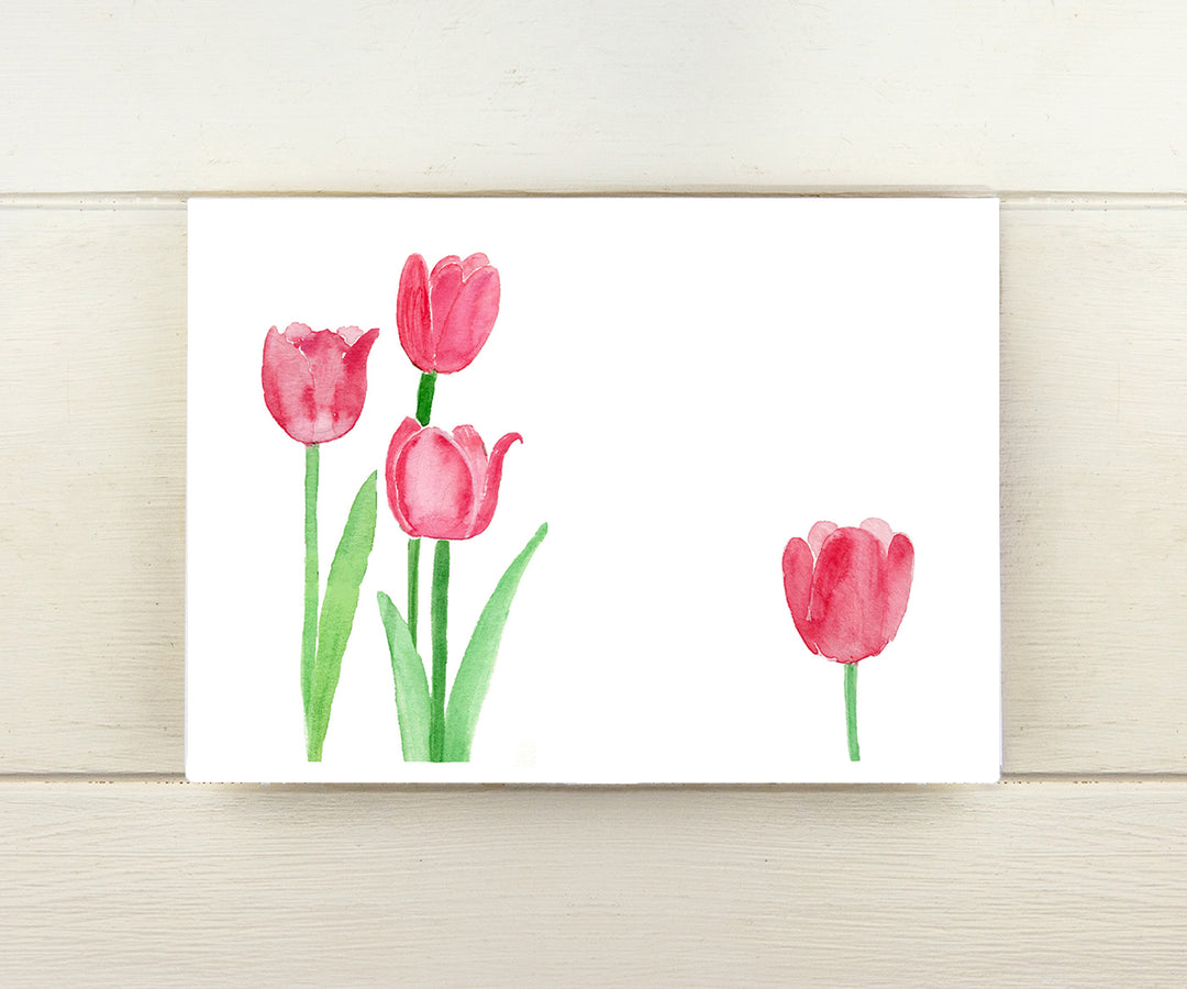 Pink Tulips Card