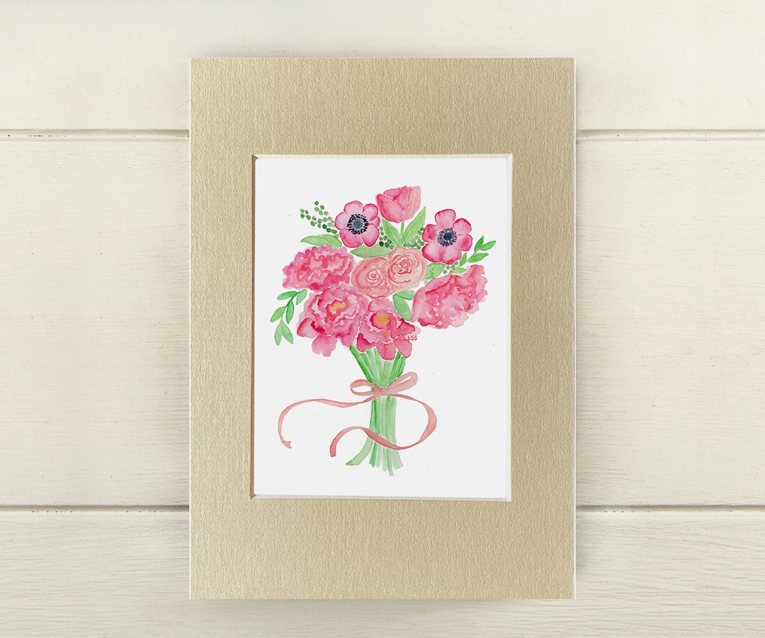 Pink Bouquet Mini Print