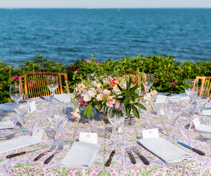 Pink Dahlia Place Card by Sarah Bastille Photography