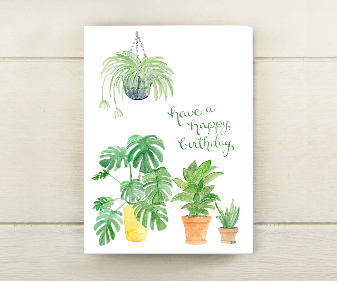 Birthday Plants Card