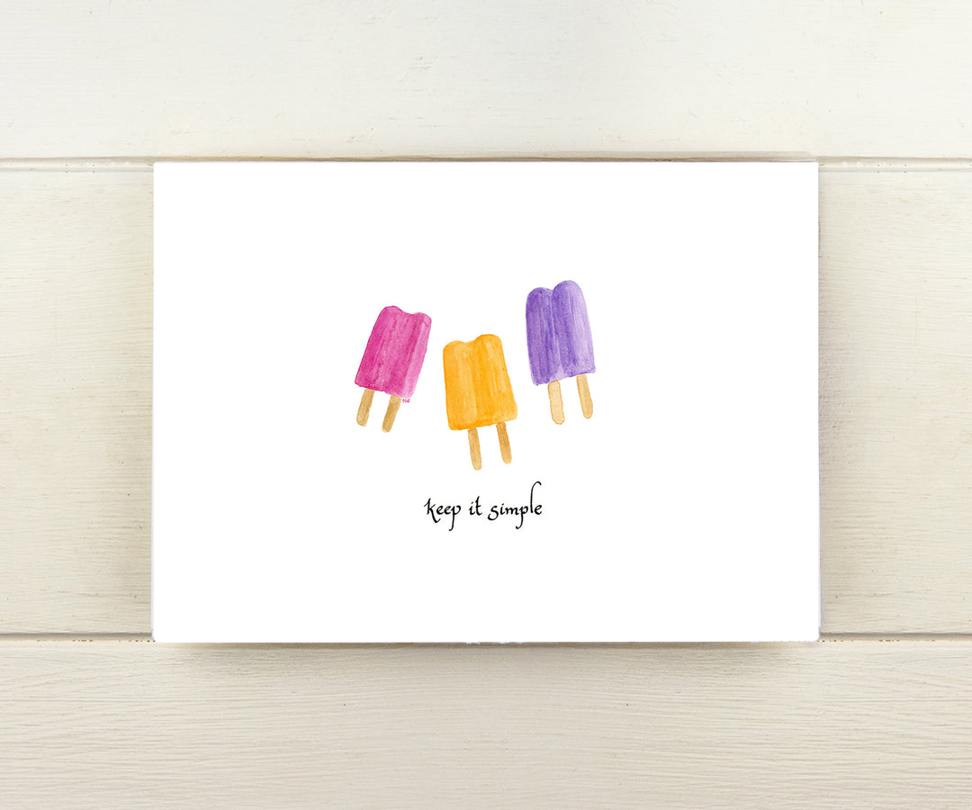 Popsicle Recovery Card