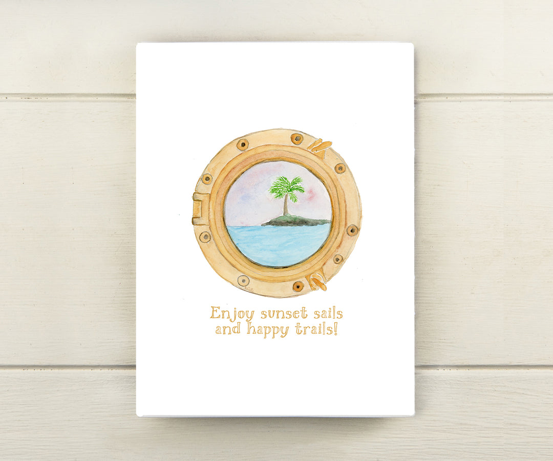 Port Hole Retirement Card