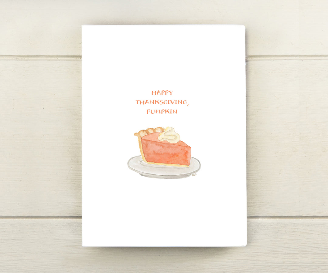 Pumpkin Pie Card