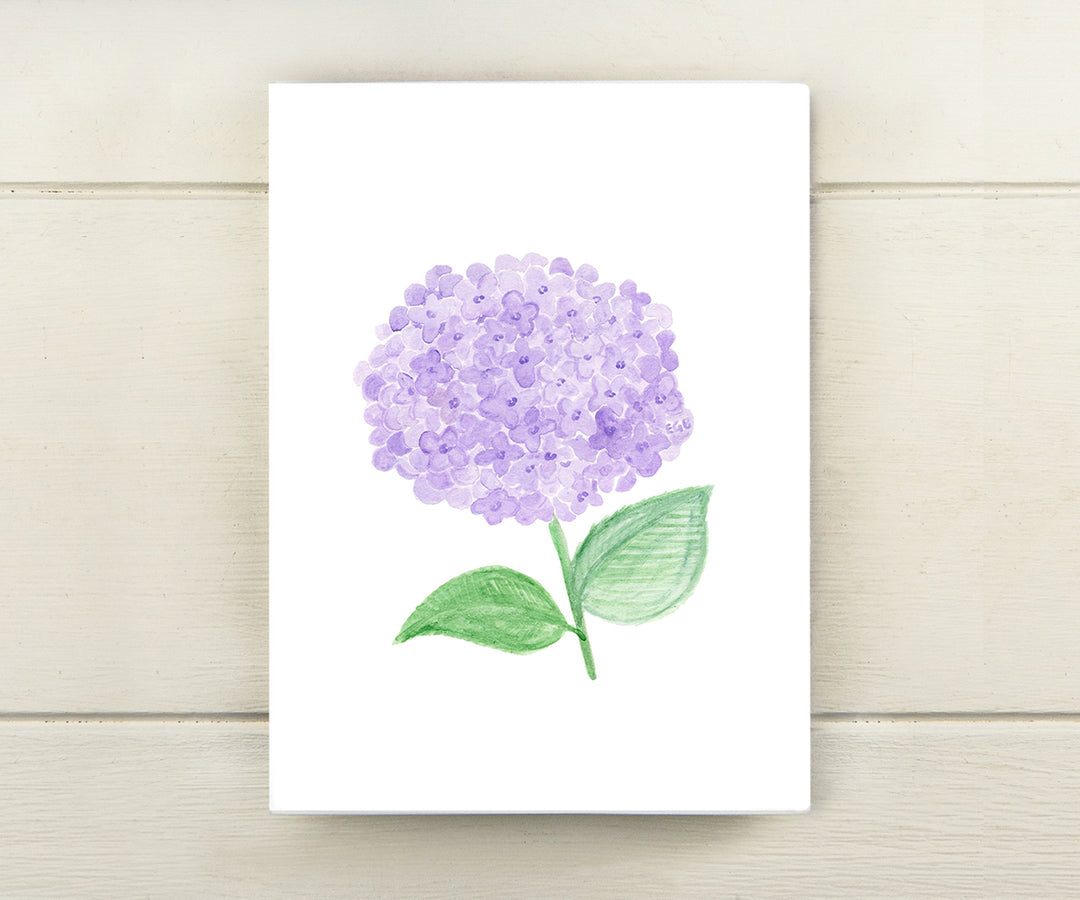 Purple Hydrangea Card