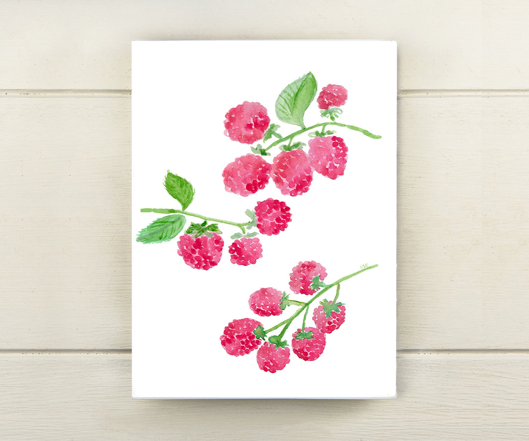 Fresh Raspberries Card