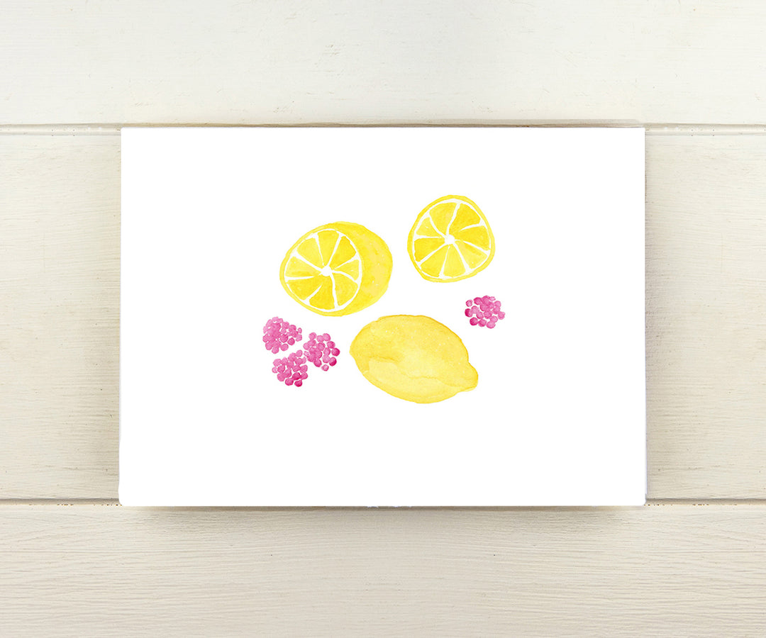 Raspberry Lemonade Card