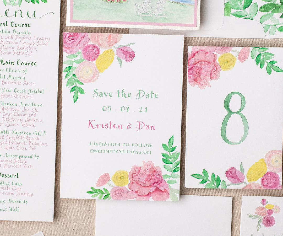 River View Floral Save the Date