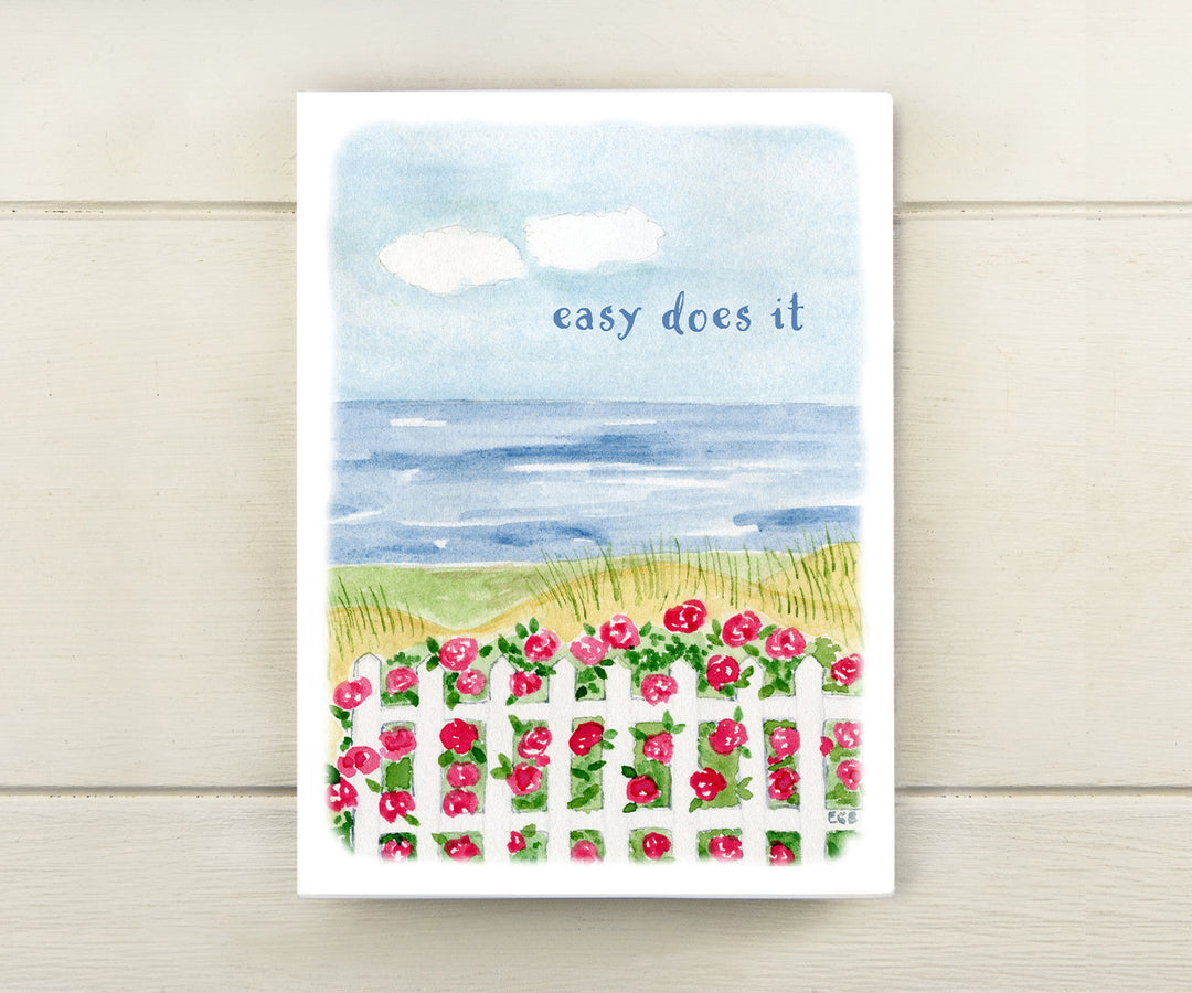 Rose Bush Scene Recovery Card