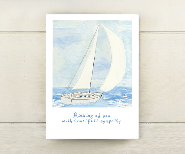 Sailboat Sympathy Card