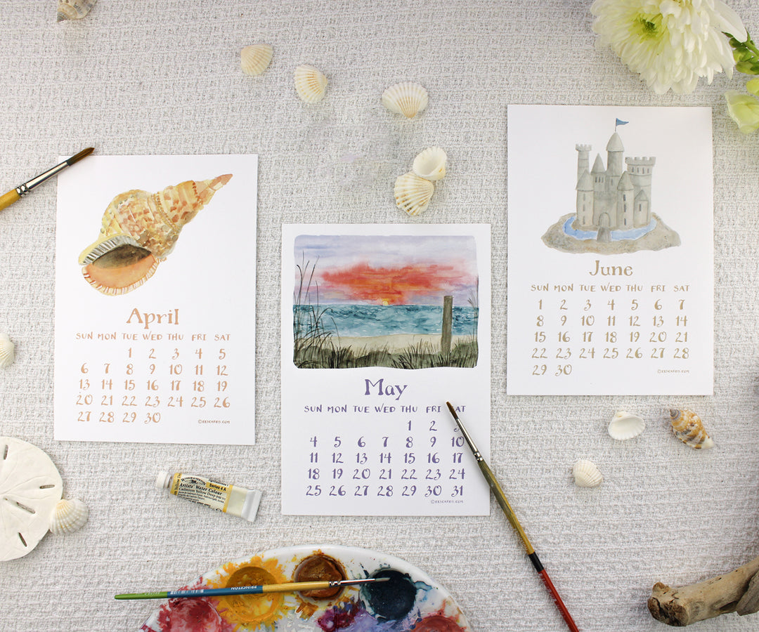 2025 The Sea Desk Calendar