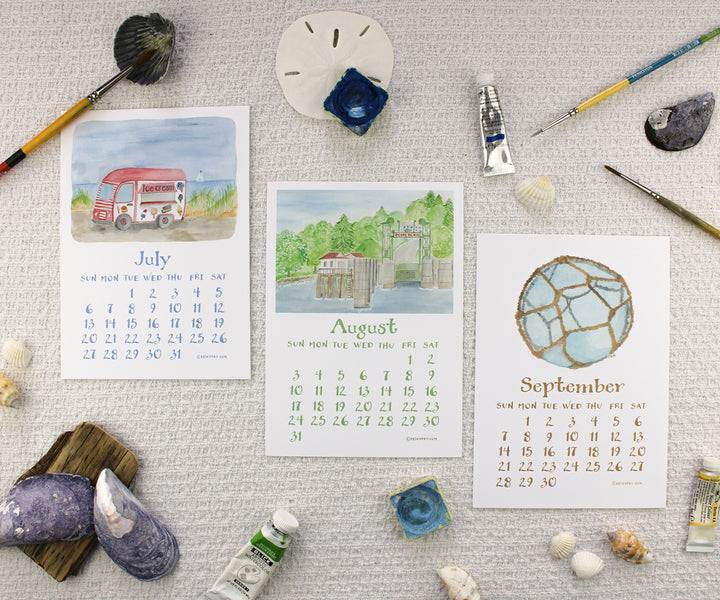 2025 The Sea Desk Calendar