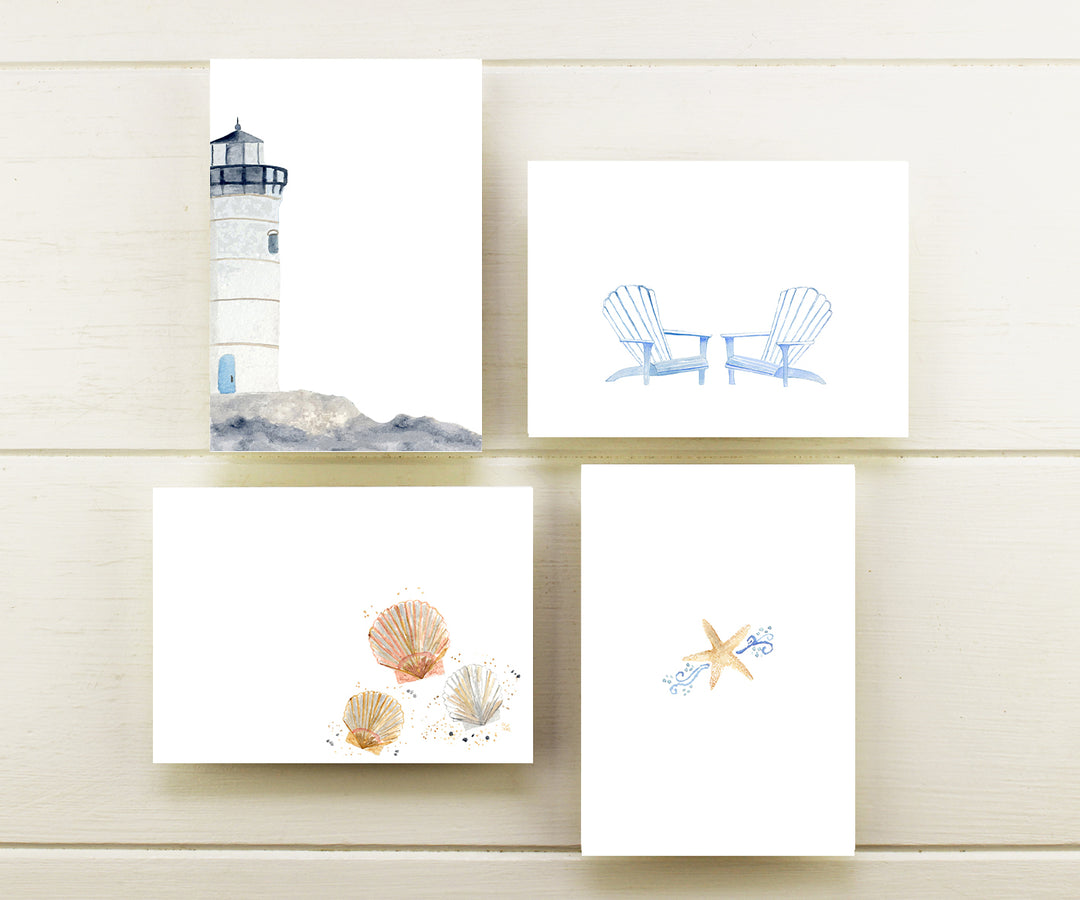 Seaside Serenity Note Cards