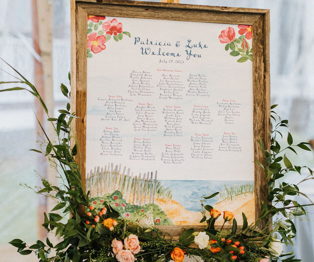 Salty Air Seating chart by Sarah Morrill Photo