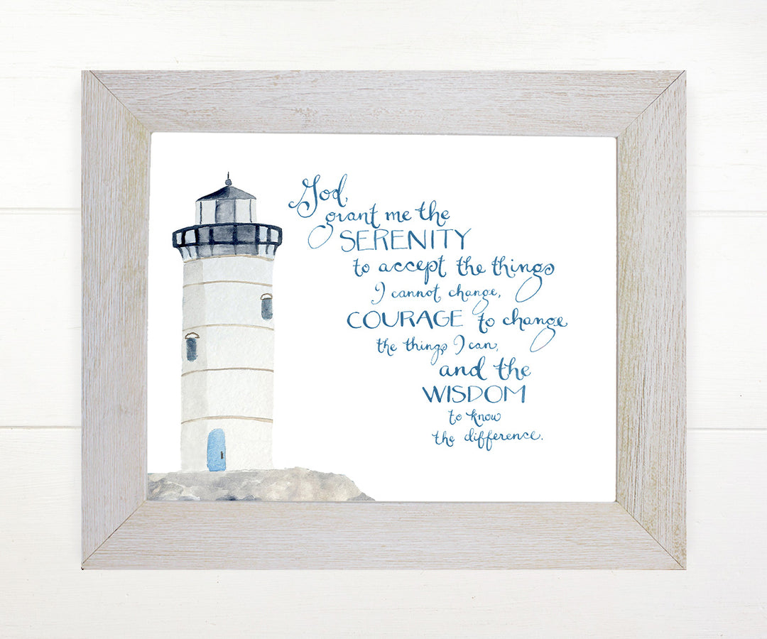 Serenity Lighthouse Print