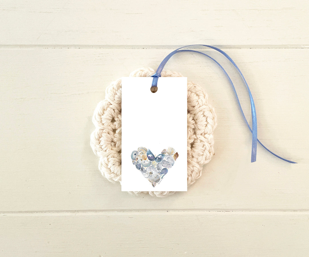 Shell Heart Gift Tags