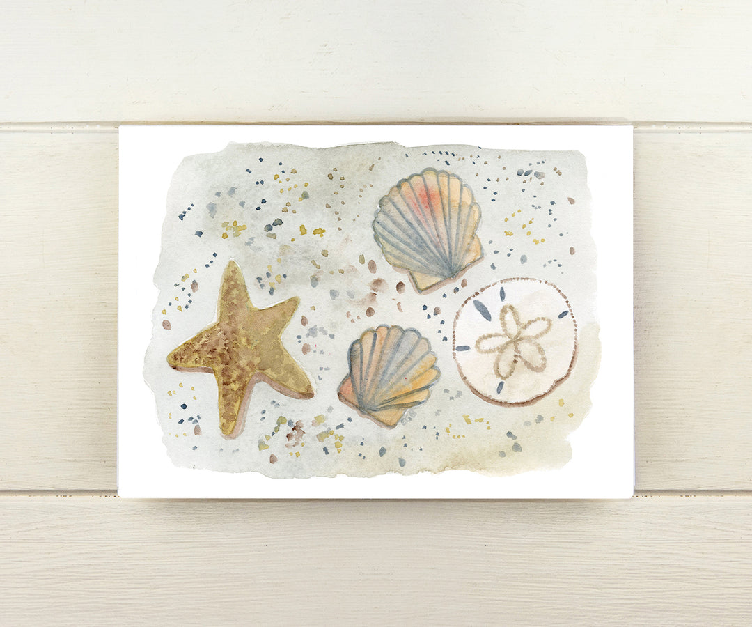 Shells and Sand Card