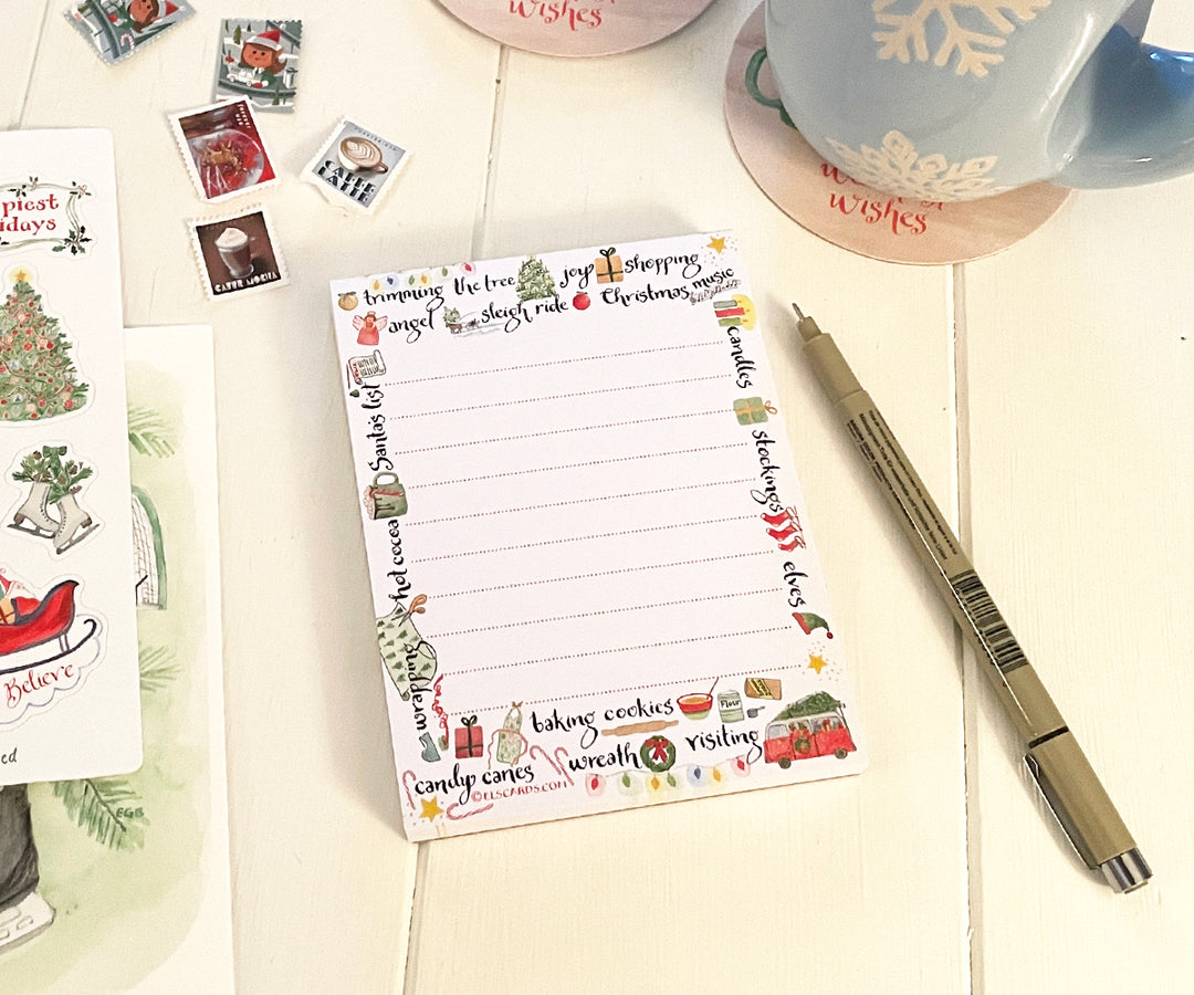 simply Christmas notepad