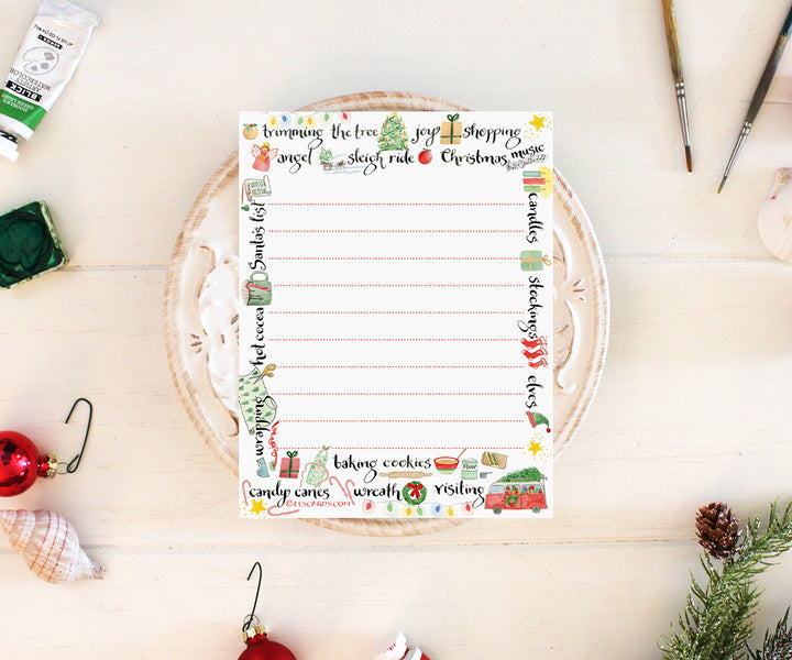 Mini Simply Christmas notepad