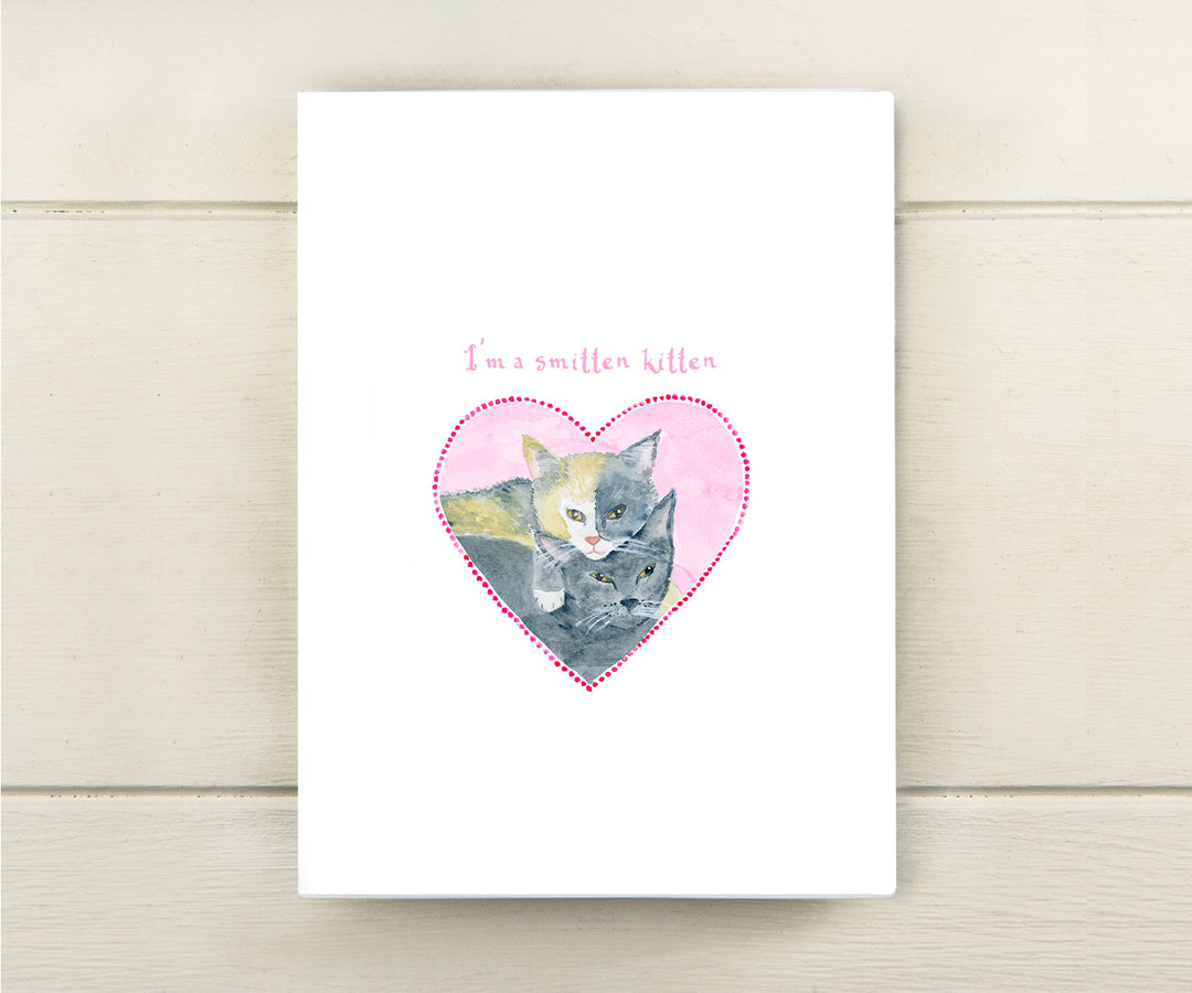 Smitten Kitten Valentine Card