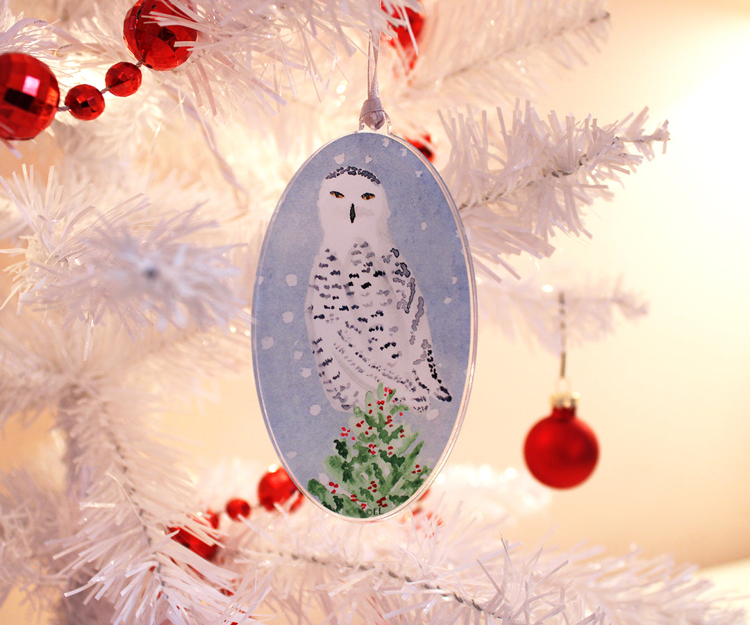 Snowy Owl Ornament