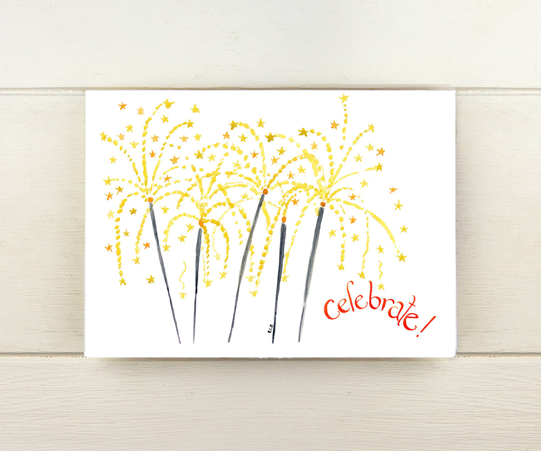 Sparklers Celebrate Card