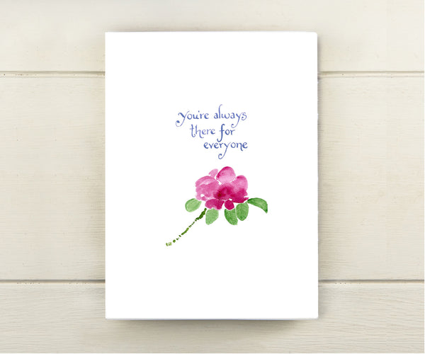 There For Everyone Beach Rose Card