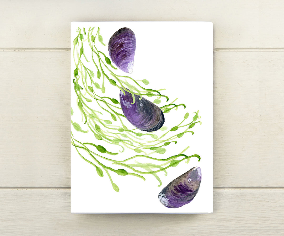 Tumbling Mussel Shells Card