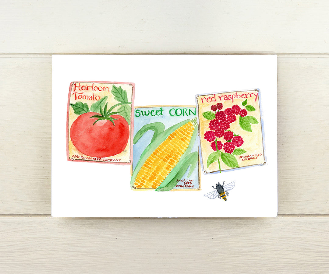 Veggie Seeds Card