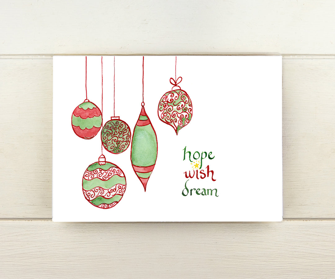 Whimsical Ornaments Holiday Card