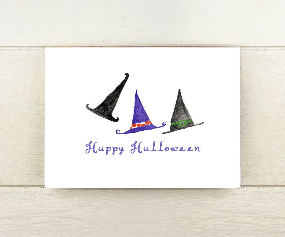 Witches Hats Halloween Card