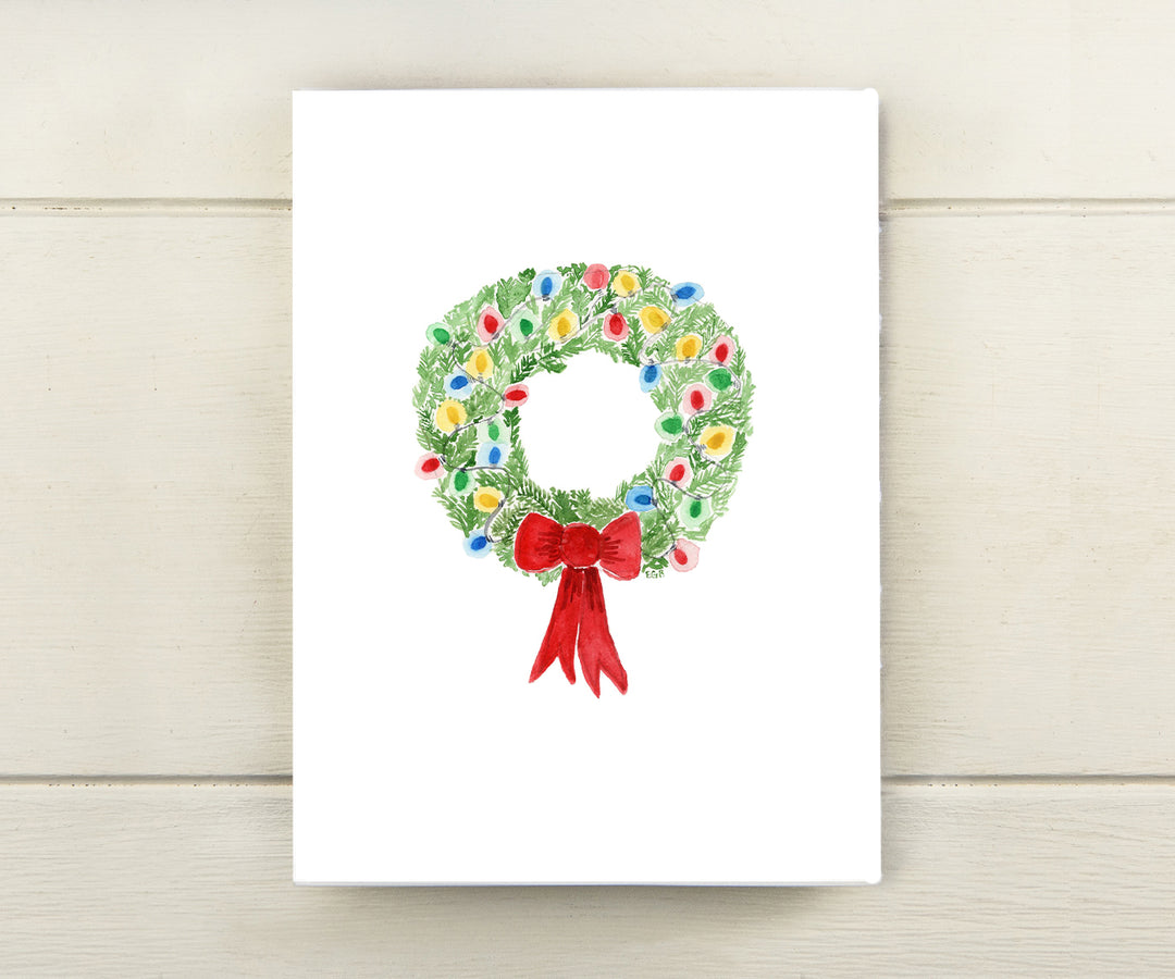 Wreath Holiday Card