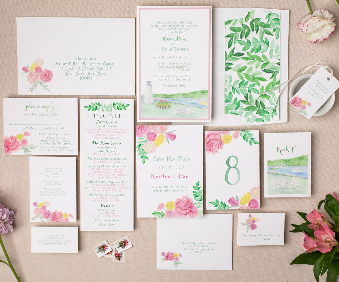 River View Wedding Invitation