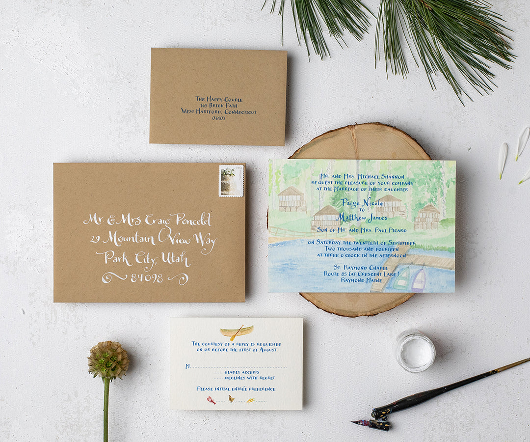 Camp Wedding Invitation