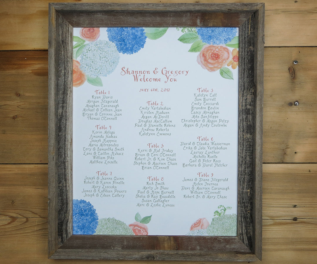 hydrangeas and roses seating chart