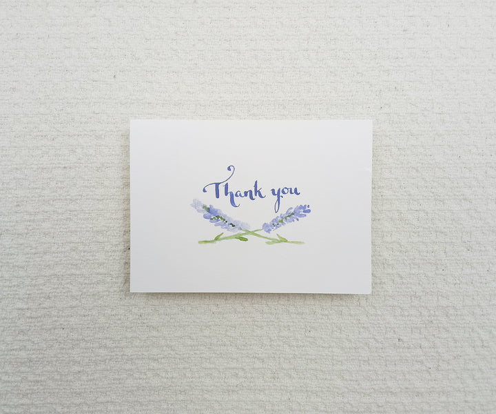 Lavender Thank You Notes