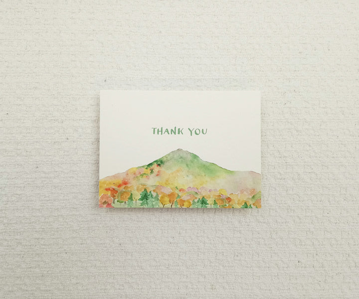 Mountain in Autumn Thank You Note