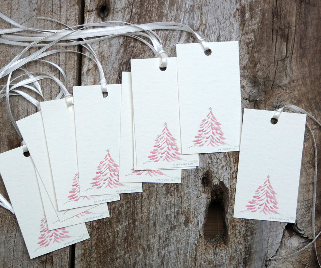 DIY Reinbird Christmas gift tags - lovely, easy to make tags!