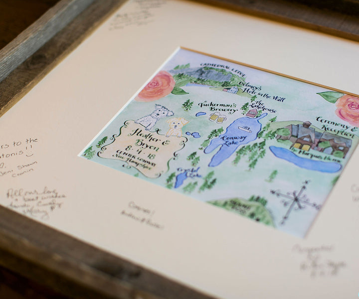 Custom Wedding Maps